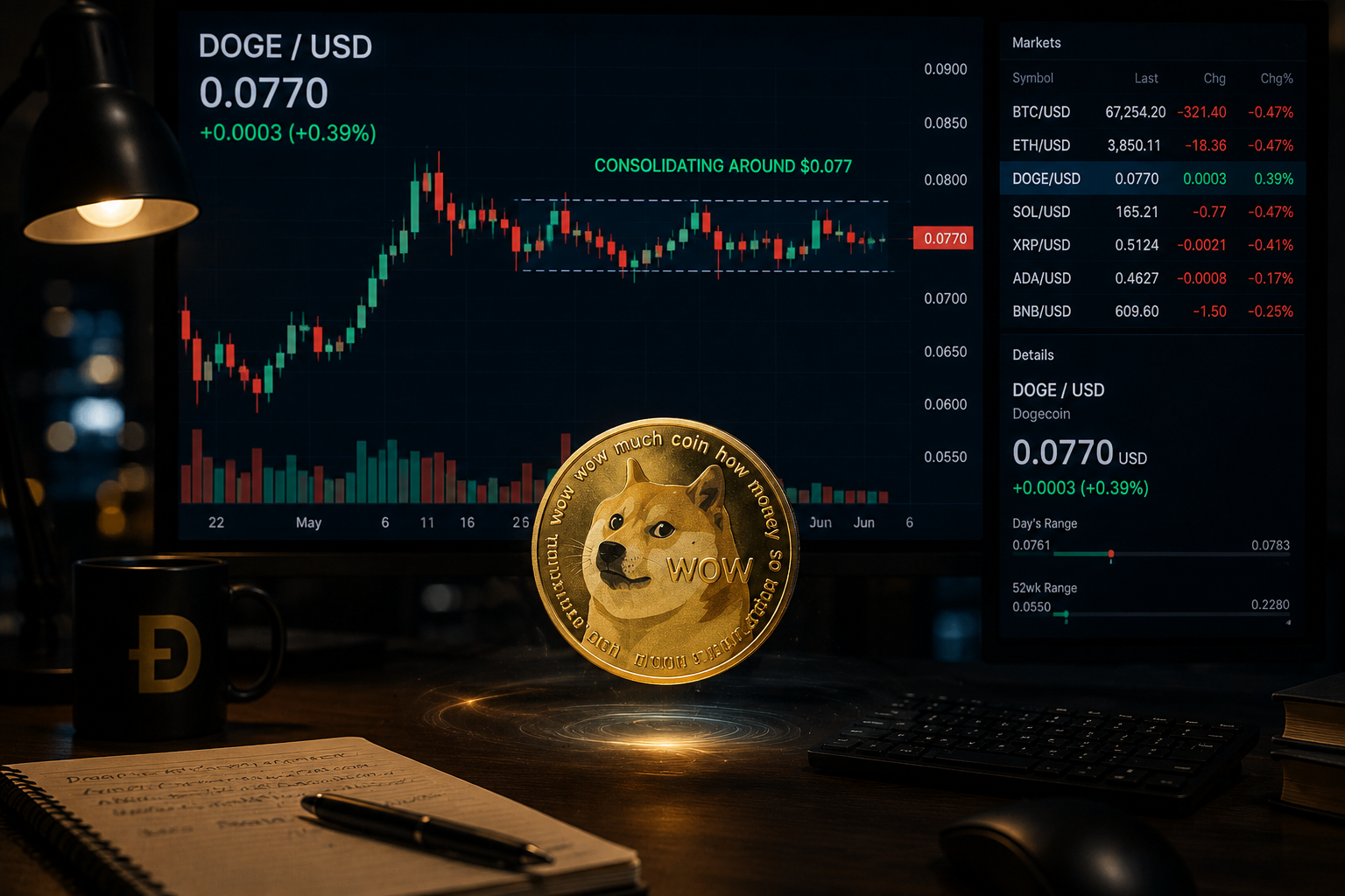 DOGE volume is drying up, but whale accumulation hints at a bigger move