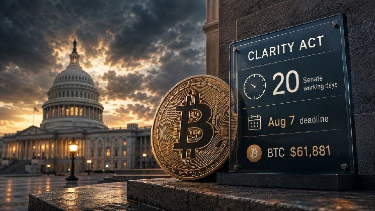 Bitcoin’s rally has 4 weeks to get its Washington CLARITY catalyst before the clock runs out