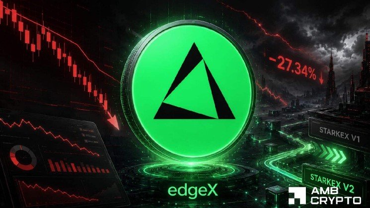 Evaluating edgeX’s post-TGE crash: Can EDGE bulls defend $0.2950 support?