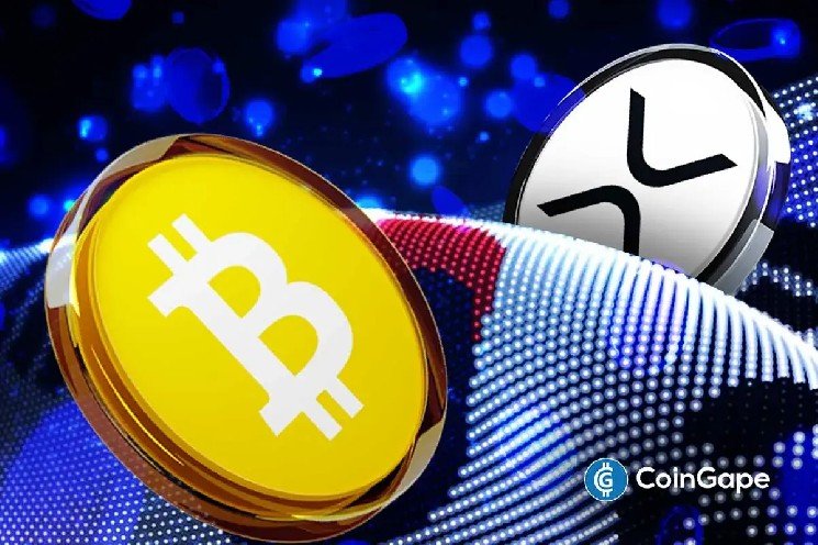 BTC & XRP Dominate Crypto Trading As Korean Stock Market Crashes—Is Smart Money Rotating to Crypto?
