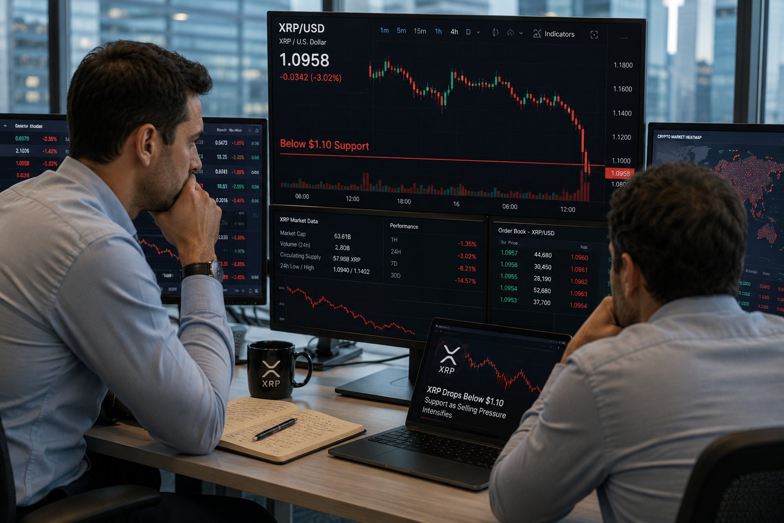 Is XRP’s $1 support about to crack as institutional demand cools?