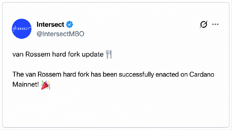 Cardano Triggers First Fully Onchain Governed Hard Fork in Network History