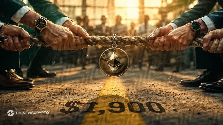 Ethereum (ETH) Enters a High-Stakes Battle: Can Bulls Reclaim $1.9K or Will Bears Strike Again?
