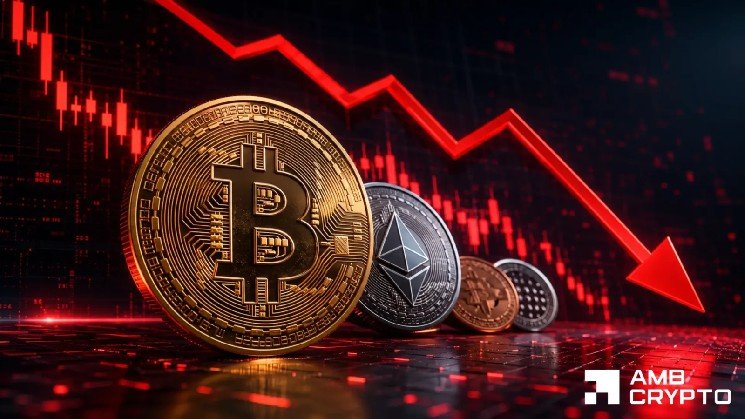 Why is crypto down today? $24B market cap loss exposes cracks in recovery