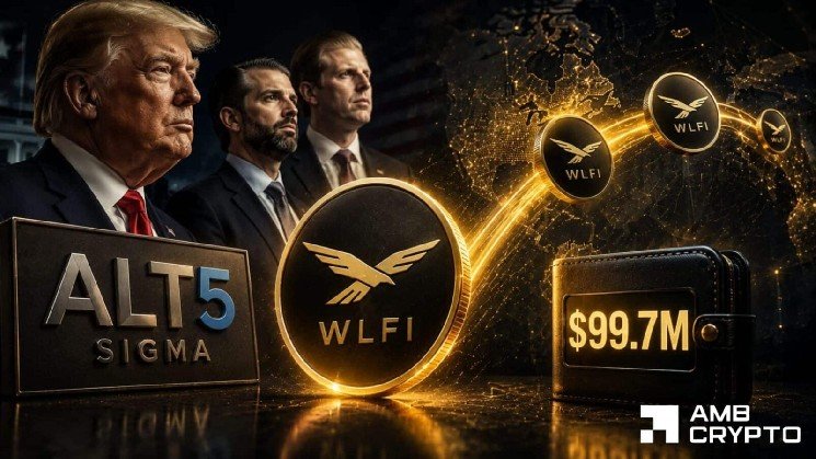 ALT5 Sigma transfers $99.7M WLFI as unrealized losses hit $853M: What’s next?