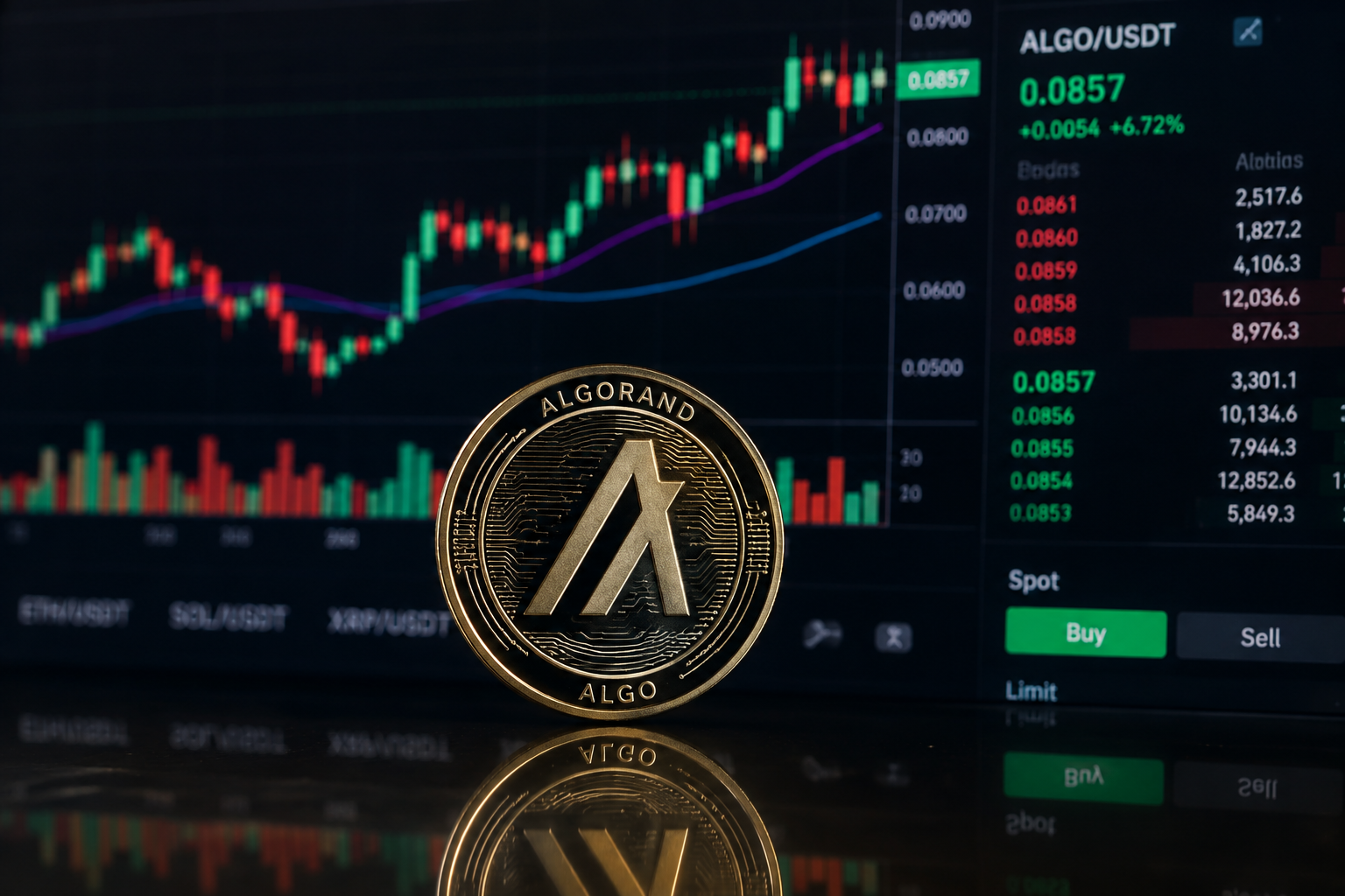 Why is Algorand price surging today as ALGO trading volume jumps over 130%?