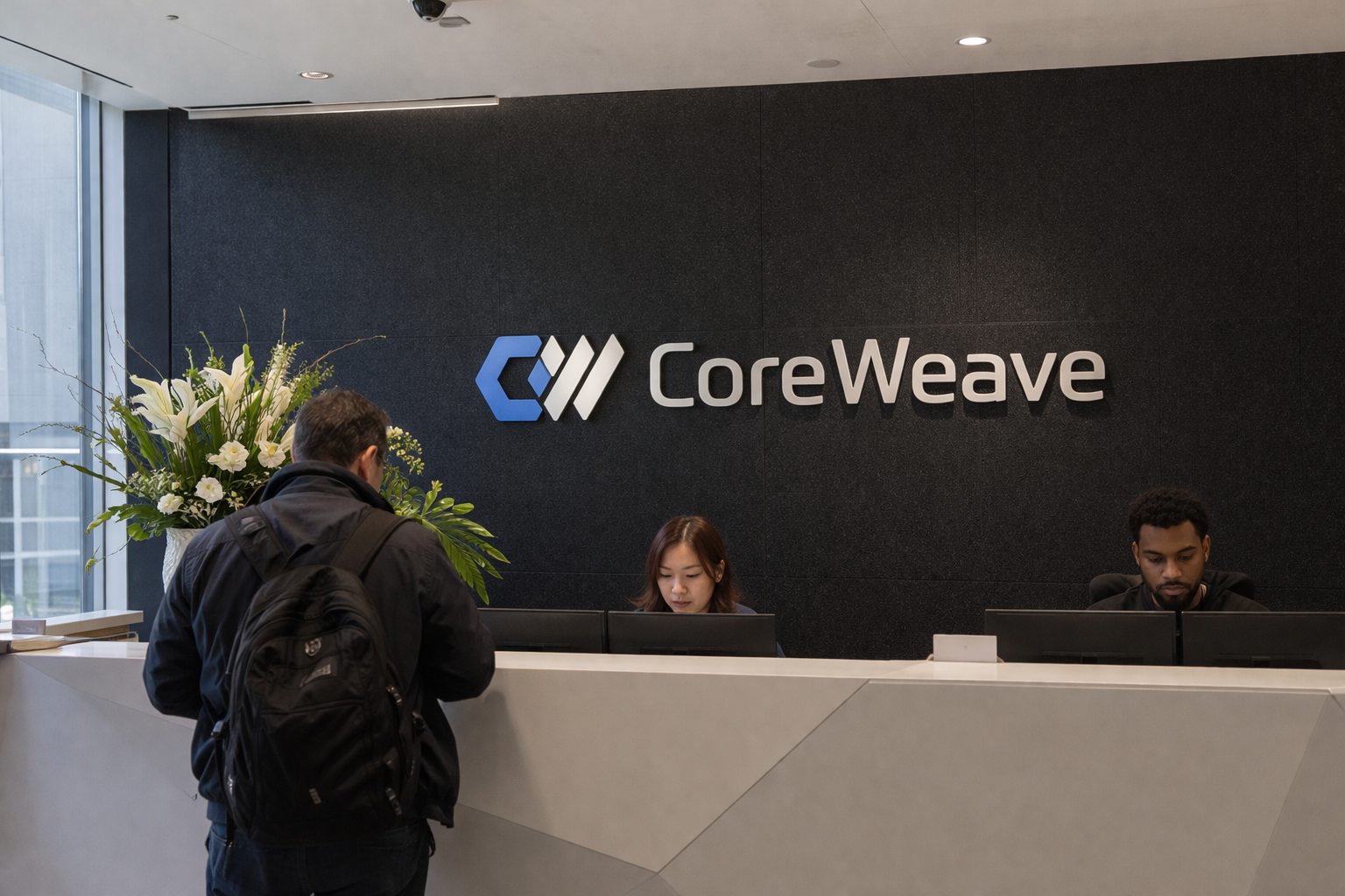 Why is CoreWeave stock rising 8% today