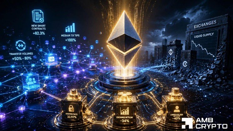 Ethereum’s supply keeps tightening, so why is ETH’s price still stuck?