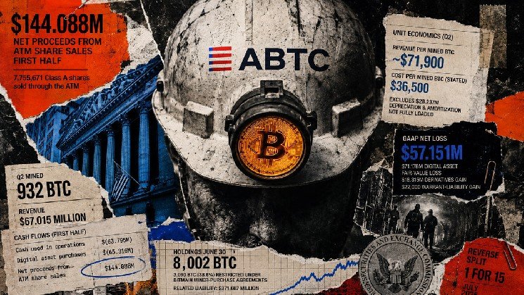 American Bitcoin built an 8,002 BTC reserve, but nearly 40% of it is quietly tied up with Bitmain