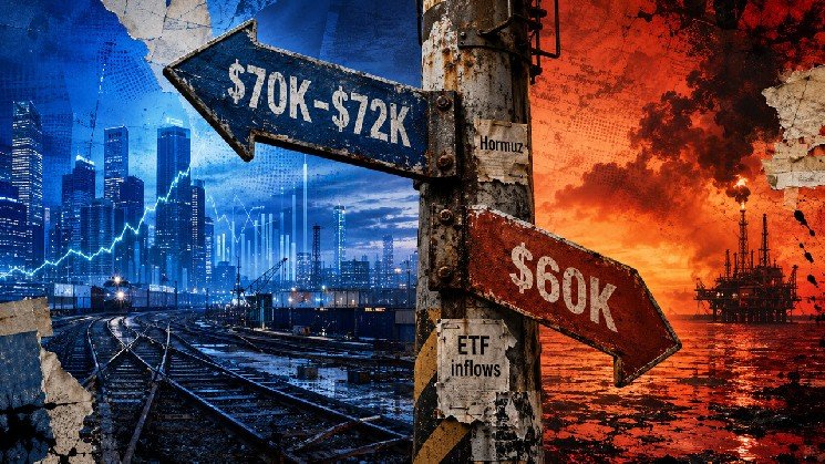 Bitcoin faces $70,000 breakout or $60,000 drop this weekend as Hormuz tensions rise