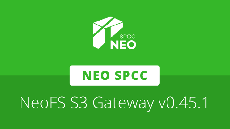 NeoFS S3 Gateway v0.45.1 optimizes read, write performance via SDK RC21