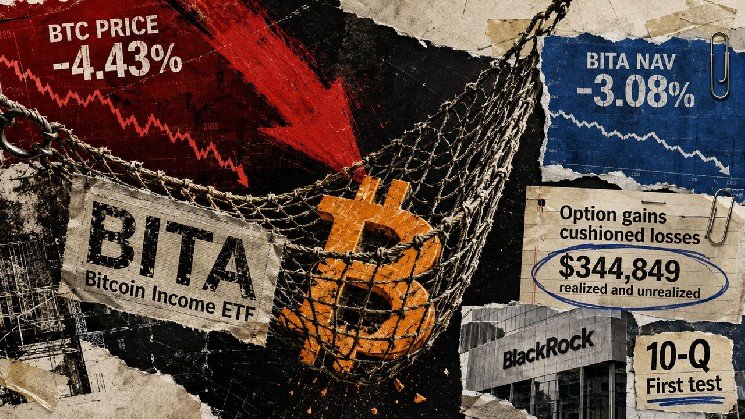BlackRock’s Bitcoin income ETF offset less than 30% of its $1.2M crypto losses with options