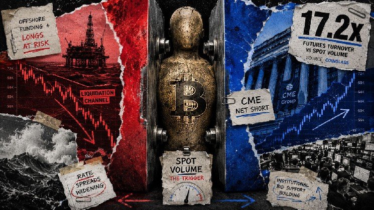 A $48 billion Bitcoin leverage trap is about to trigger a massive forced exit the moment price boundaries break