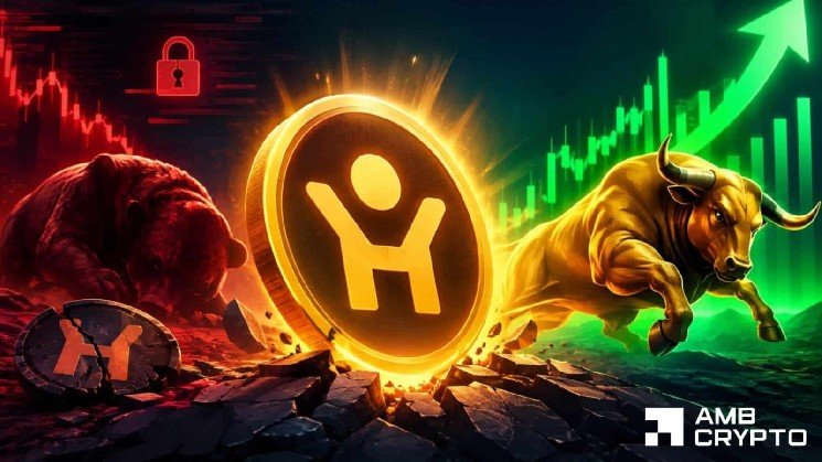 Humanity crypto rallies 38% as whales return – Can H break $0.20?