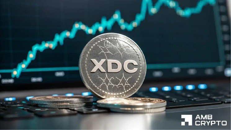 XDC Network hits a 27.7 million transaction milestone- Can XDC price keep up?