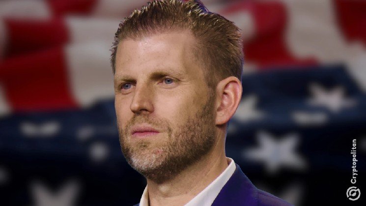 Eric Trump agreed to limit his influence over World Liberty Financial’s planned trust bank