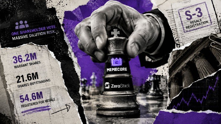 A $1 billion meme coin purchase puts a huge 167% share dilution down to a single vote for ZeroStack