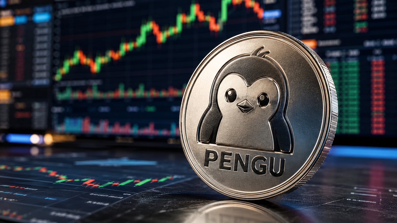 Can PENGU break $0.01 after a 17% surge and $400M volume spike?
