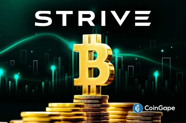 Bitcoin Treasury Strive Buys Additional 1100 BTC for $81.5M, ASST Stock Jumps