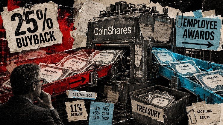 Why major crypto asset manager’s 25% buyback plan might recycle shares to employees instead of shrinking supply