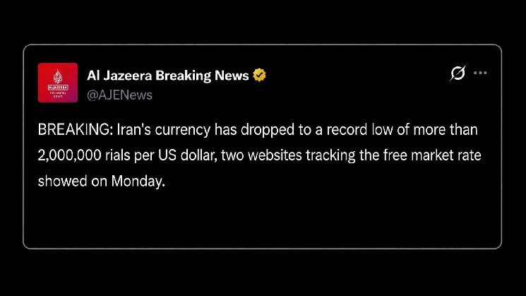 Iran's Rial Crashes to a Record Low as New Sanctions Target Its Bitcoin Mining Lifeline