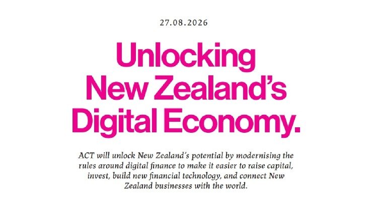NZ’s ACT Party Proposes Waiving Capital Gains Tax on Crypto