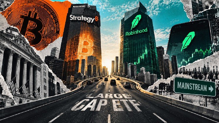 Strategy and Robinhood now lead a $4.5 billion large-cap ETF that was not built for crypto