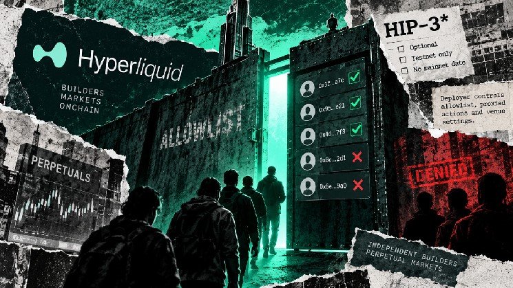 Hyperliquid tests allowlists that let operators restrict access to their own markets