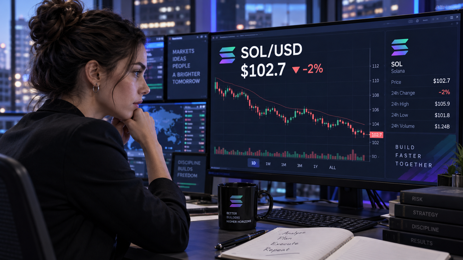 Solana tests $100 as whale traders bet on a rebound
