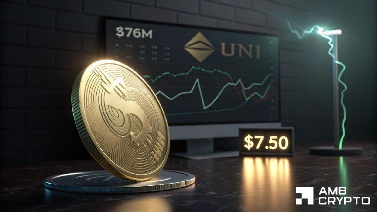 Uniswap eyes $7.50, but crowded longs raise UNI’s risk
