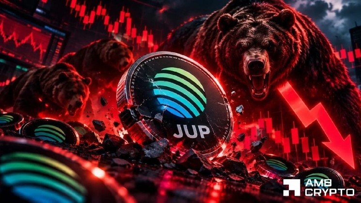 Jupiter drops 10% as $0.24 support breaks – Protocol inflows turn negative