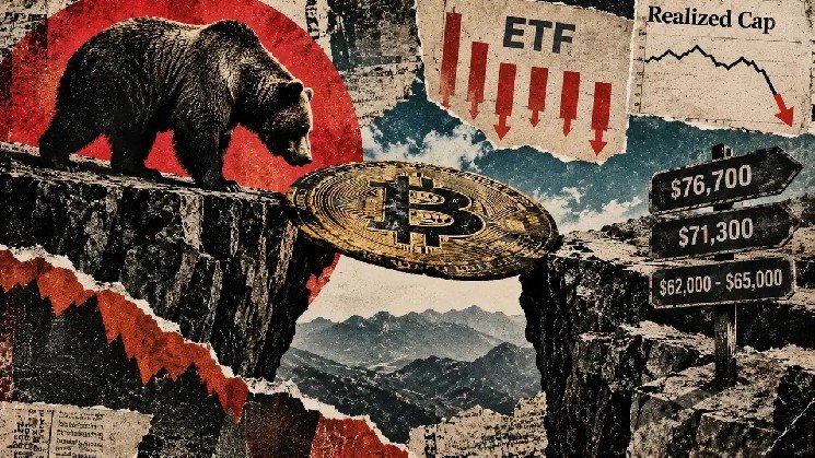 Bitcoin’s Realized Cap contracts for the first time in a month as BTC price faces a $71,300 risk