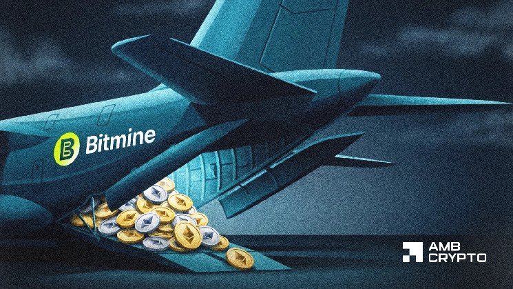 BitMine’s Ethereum treasury crosses 5M as Tom Lee predicts ‘a stronger move up’ for ETH