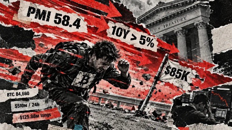 Bitcoin slips below $85,000 as 5% Treasury yield returns to haunt risk assets