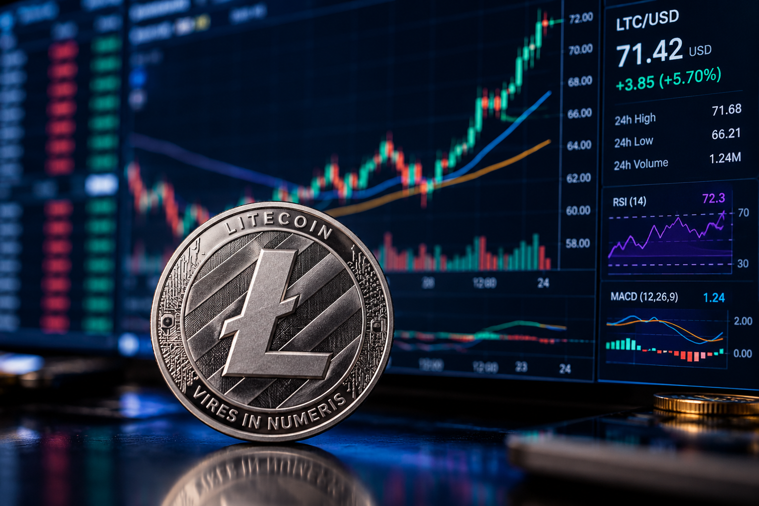 Litecoin price jumps 13% as network activity surges: Can LTC reach $75?