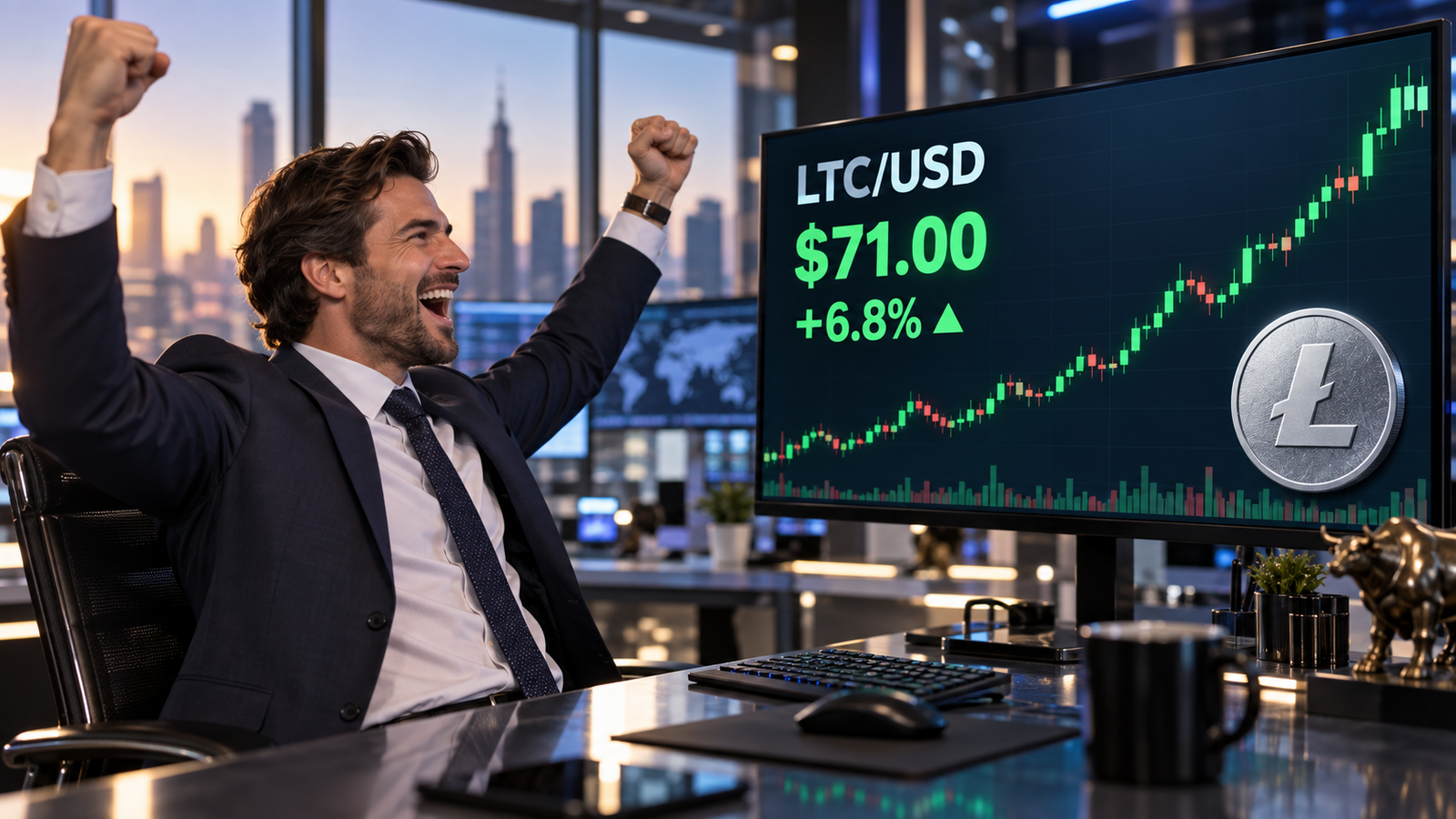 Litecoin jumps 30% from its lows: can an $80 breakout send LTC to $135?
