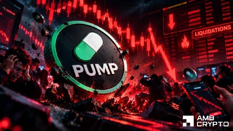 Pump.fun sees $8.3M in long liquidations – Can PUMP defend $0.005?